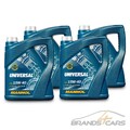 4x 5 L LITER MANNOL UNIVERSAL 15W-40 MOTOR-ÖL MOTOREN-ÖL MOTORÖL 52317344