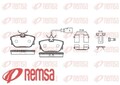 REMSA 0767.12 Bremsbelagsatz für Scheibenbremse Bremsbelagsatz 