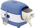 Eapura Katzenstreubox mit Deckel und Löffel UV Sterilisation und Desodorierung, zum