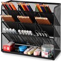 Schreibtisch Organizer, Stiftehalter, Metall, Ordnung, Bürobedarf, Schwarz