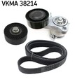 SKF Vkma38214 Keilrippenriemen Rippenriemen Satz für BMW X5 X1 X3 2004 - 2013