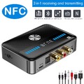 Bluetooth 5.3 Transmitter Empfänger Sender Receiver Stereo Audio AUX Adapter NFC