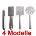 Handbrause Edelstahl Duschkopf Brausekopf Duschbrause Duscharmatur 4 Modelle