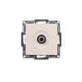 Gunsan VISAGE + MODERNA Modul Sat Steckdose TV Antennendose F Stecker Creme