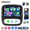 Android 13 64G Carplay Autoradio GPS NAV Kamera Für Opel Vivaro B Renault Trafic