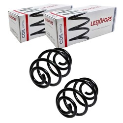 2X LESJÖFORS FAHRWERKSFEDERN HINTEN PASSEND FÜR CHEVROLET LANOS DAEWOO LANOS