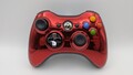 Xbox 360 Original Wireless Controller Rot Metallic Chrome Schwarz 0039