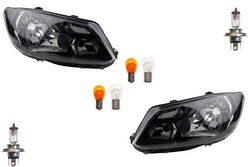 Scheinwerfer Set Halogen HSW passend für VW Caddy III 2K 13-15 Leuchtmittel L R