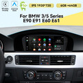 8.8" IPS Android 14 6+64GB Autoradio DAB SWC WIFI für BMW E60 E61 E90 E91 CCC BT