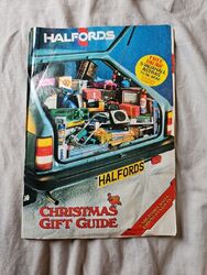 Vintage 1981/82 Halfords Weihnachtsgeschenkführer/Magazin Katalog