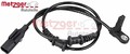 Metzger 09001466 Sensor für Raddrehzahl ABS Sensor Raddrehzahl 