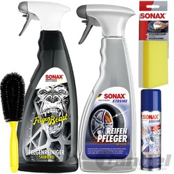 SONAX XTREME REIFENPFLEGER MATTEFFECT+FELGENBEAST FELGENVERSIEGELUNG ALUFELEGEN