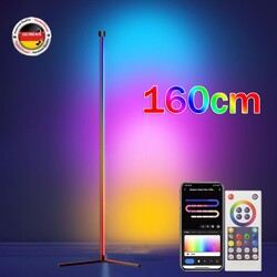 Dimmbar LED Stehleuchte Farbig Farbwechsel Stehlampe RGB Eckleuchte Ecklampe DHL