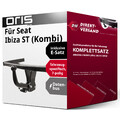 Für Ibiza ST (Kombi) IV Typ 6J8/6P8 (Oris) Anhängerkupplung starr + E-Satz 7pol