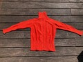 Damen-Rollkragenpullover YESSICA mit Reißverschluss, Gr. L rot - 100% Baumwolle