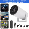 10000 Lumen Mini Beamer 4K UHD Android TV Projektor WiFi BT5.0 1080P Heimkino
