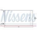 1x Kondensator, Klimaanlage NISSENS 940187 passend für RENAULT