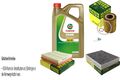 MANN-FILTER Inspektionspaket 5L CASTROL EDGE 5W-30 M für BMW 1er 116i 114i