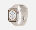 Apple Watch Series 8 [GPS + Cellular, 41mm Alu] inkl. Sportarmband weiss - OVP