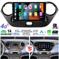 DAB+ CarPlay Für Hyundai i10 II IA/BA 2013-16 Autoradio Android 14 128G GPS NAVI