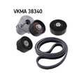 1x Keilrippenriemensatz SKF VKMA 38340 passend für BMW