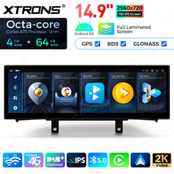 14,9 Android Autoradio GPS Navi 8Core 4+64GB 4G LTE WIFI Für BMW 2er F22 F23 NBT