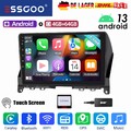 Autoradio Android13 9" Carplay 4+64G GPS BT Für Mercedes Benz C-Klasse W204 +DAB
