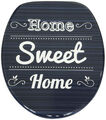 KLOBRILLE TOILETTENBRILLE WC BRILLE DECKEL MIT ABSENKAUTOMATIK HOME SWEET HOME