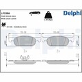 DELPHI Bremsbelagsatz Scheibenbremse LP3286 für DACIA CLIO RENAULT SANDERO LOGAN