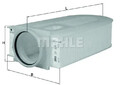 Luftfilter Filtereinsatz LX 1686/1 MAHLE für MERCEDES-BENZ C-KLASSE E-KLASSE CLS
