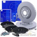 ATE BREMSSCHEIBEN +BELÄGE MIT WK VORNE FÜR SKODA OCTAVIA 3 VW GOLF 7 8 PASSAT B8