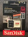 SanDisk Extreme 128GB Micro SD Karte + Adapter (bis zu 190MB/s) - Brandneu/Versiegelt