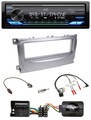 JVC Bluetooth DAB USB Lenkrad Autoradio für Ford Galaxy C-Max ab 2007 Focus silb