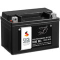 SIGA YTX9-BS GEL Motorrad Batterie 9Ah 12V Motorradbatterie Suzuki Honda CBR 900