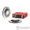 2X BREMBO BREMSSCHEIBEN 330mm INNENBELÜFTET HINTEN PASSEND FÜR AUDI A6