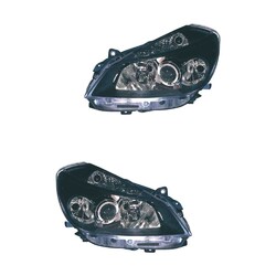 Scheinwerfer Set links & rechts Halogen H1 für Renault Clio III