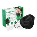 medisana FFP2 10x Atemschutzmaske Staubmaske RM 100 Atemmaske Mundschutz schwarz