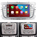 7" Carplay Android 13 Autoradio GPS Nav Für Ford Focus Mondeo Mk4 S/C-Max Galaxy