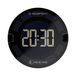 OOONO P-DISC NO3 DARK - Elektronische Parkscheibe mit Zulassung fürs Auto