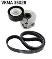 SKF VKMA 35028 Keilrippenriemensatz für ALFA ROMEO  passend für FIAT OPEL Riemen