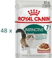 (€ 17,88/kg) Royal Canin Instinctive 7+ Nassfutter für alternde Katzen 48 x 85 g