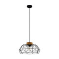 EGLO Pendelleuchte schwarz/natur Pendellampe Hängelampe Hängeleuchte Lampe Licht