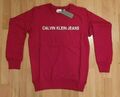 Calvin Herren Sweatshirt Pullover Rot Gr. L