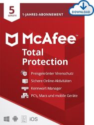 McAfee Total Protection 2024/2025- 1, 3, 5 oder 10 Geräte 1-3 Jahre E-Mail NEU⭐️⭐️⭐️⭐️⭐️ ✅ sofort Key ✅100% Positiv ✅ Ebay Garantie ✅