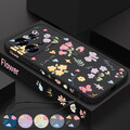 Handykette Hülle für Xiaomi Mi 13T Redmi Note 14 13 12 11 Pro Silikon Blume Case