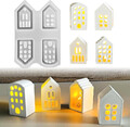 Silikonformen Gießformen Häuser, Silikonform Haus Silikonform Ostern Mini Siliko