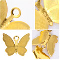  50 Pcs Haarschmuck Anhänger Mit Schmetterlingsanhängern Schmetterling-Anhänger