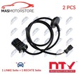 ABS SENSOR DREHZAHLFÜHLER PAAR HINTEN NTY HCA-VW-017 2PCS V FÜR SKODA SUPERB I