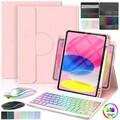 Bluetooth Tastatur Mit Maus Hülle Für iPad Air 6/5/4 11 Zoll M3 M210,9 Zoll Pro