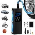 LCD Elektrische Akku Luftpumpe Auto Fahrrad Reifen Druckluft Kompressor 150PSI